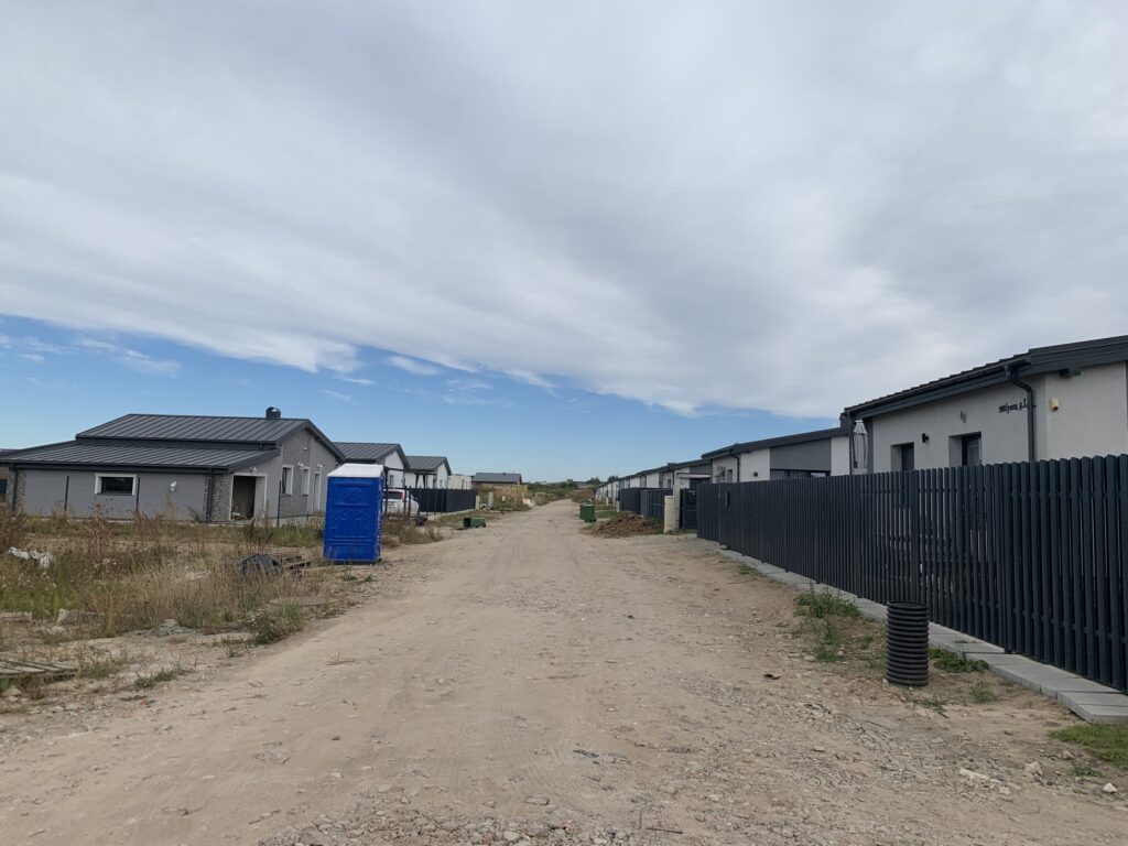 Giraitės terasos (Gervuogių g. 1, 2, 3, 5, 6, 7, 8, 9, 12 - 52 , Mėlynių g. 1, 1A, 2, 2A, 3, 3A, 4, 4A, 5, 5A - 26, 26A) - Private house community - construction photos