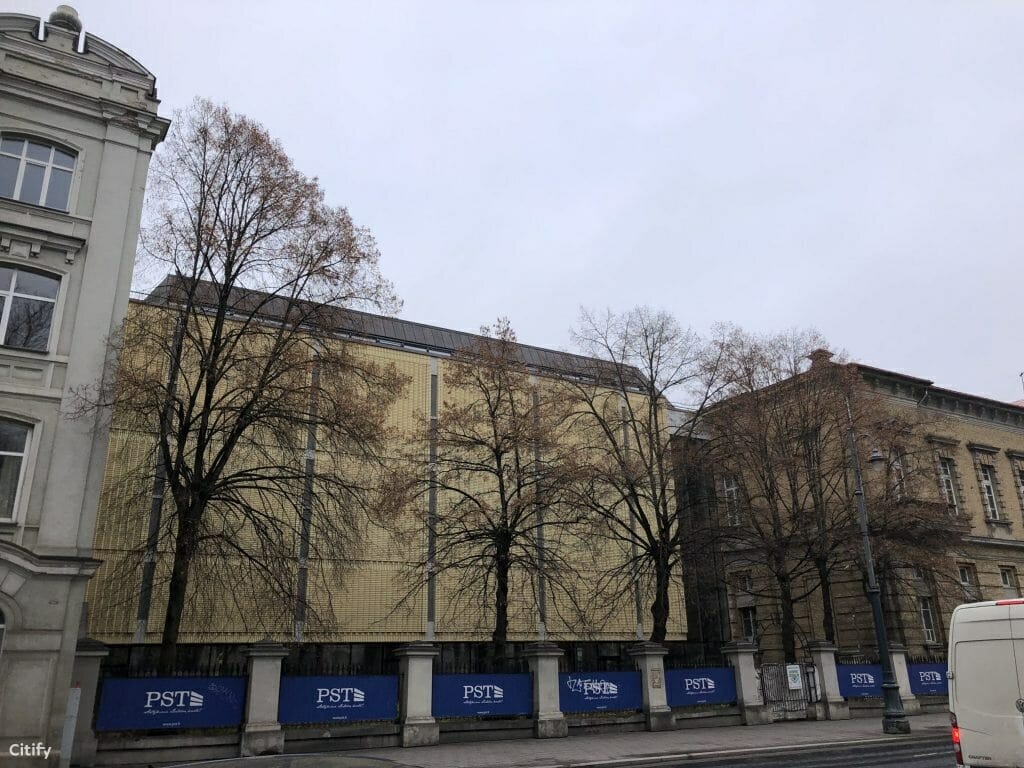 Vrublevskių bibliotekos rekonstrukcija (Žygimantų g. 1) - Library - construction photos