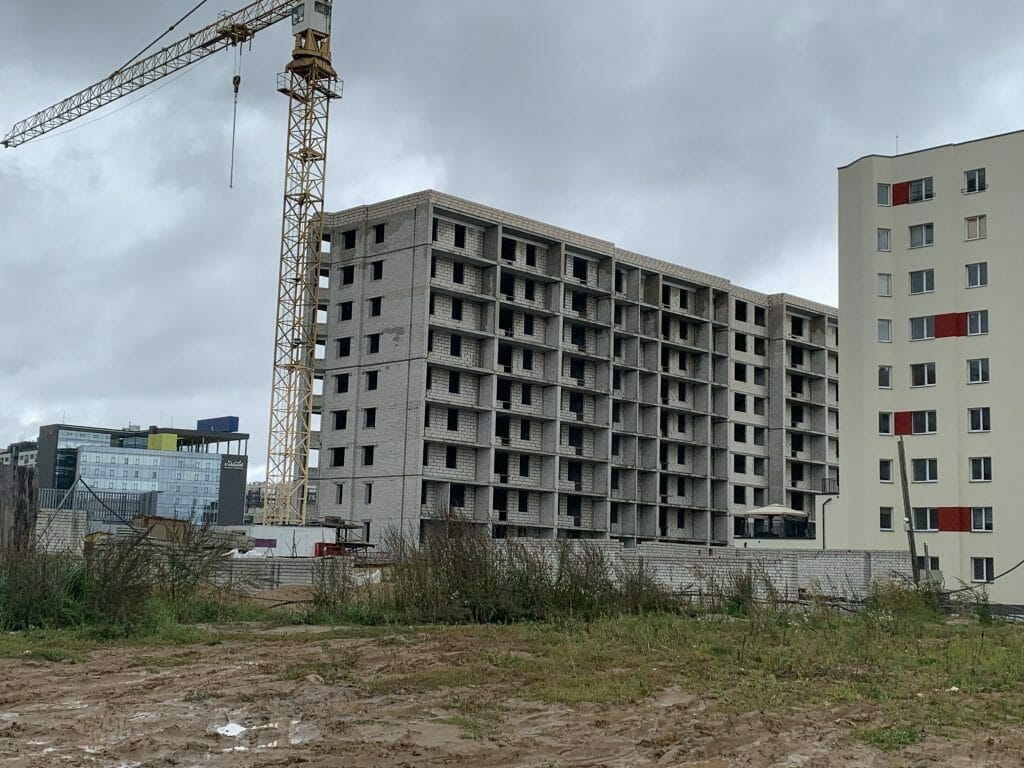 Leičių kiemas 5 etapas (Leičių g. 17) - Multi apartment - construction photos