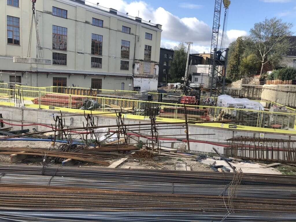 AMPÉRA (Rinktinės g. 2) - Daudzdzīvokļu nams, Biroju centrs - būvdarbu attēli