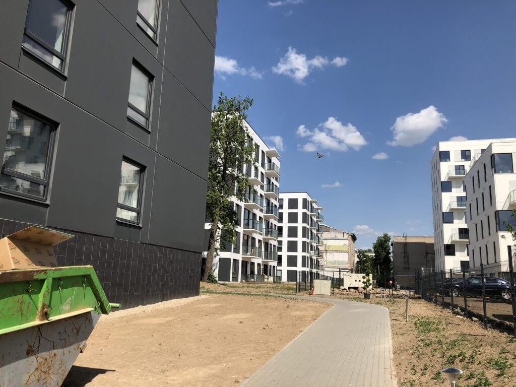 B23 1 etapas (Smolensko g. 23) - Multi apartment - construction photos