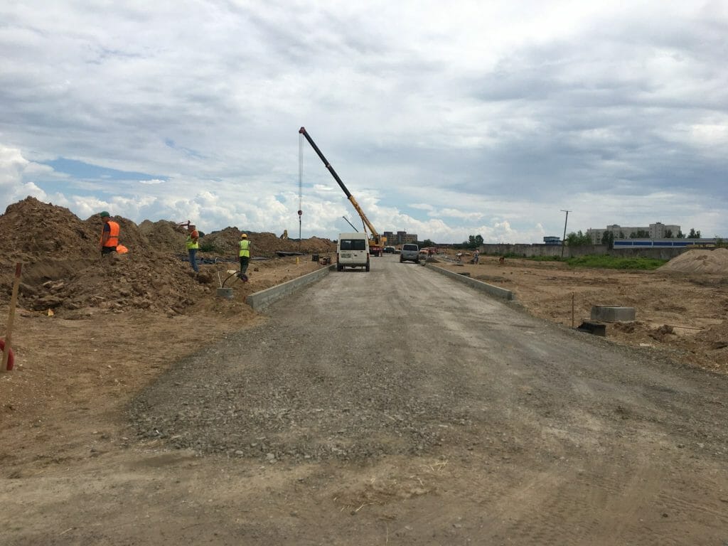 Aleksoto inovacijų pramonės parkas (Europos pr. 27) - Street - construction photos