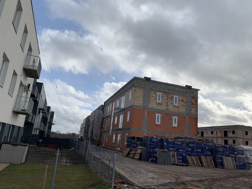 Auksinė kalva 4 etapas (K. Čerbulėno g. 100) - Multi apartment - construction photos