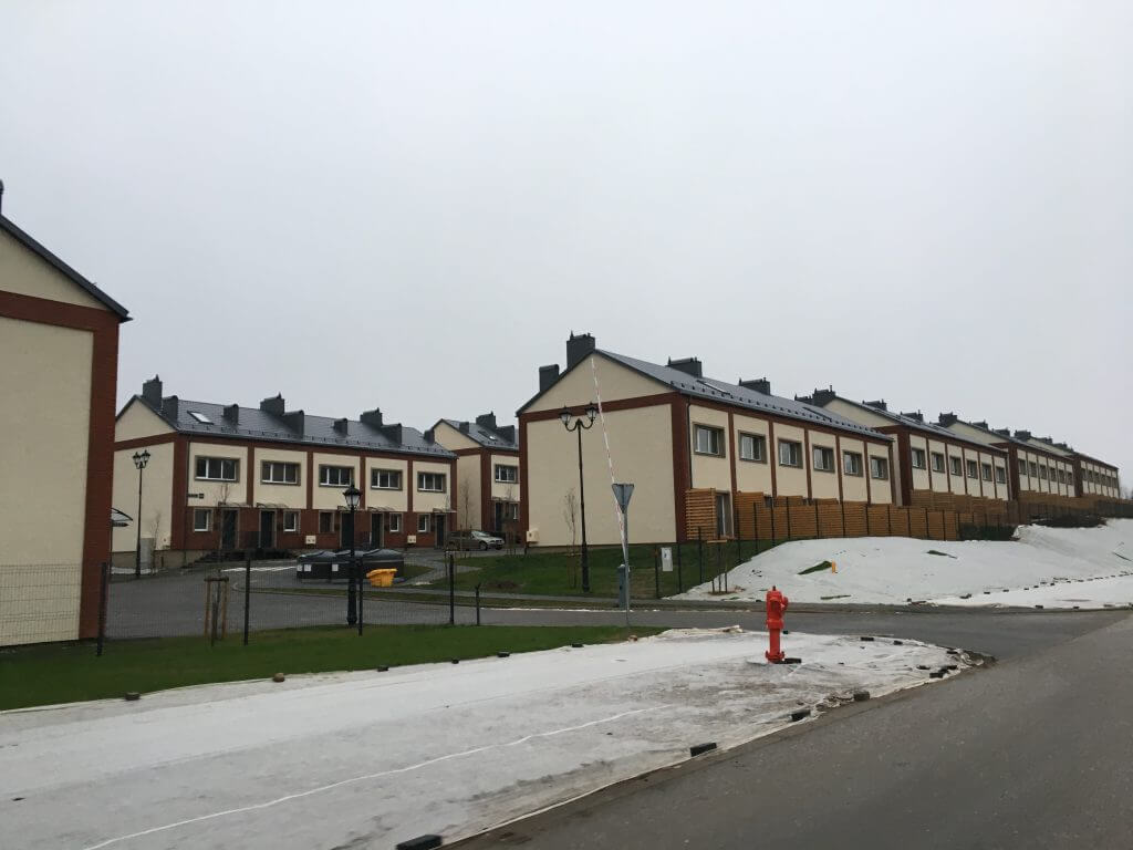Naujoji Anglija (Mozūriškių g. 138) - Row housing - construction photos