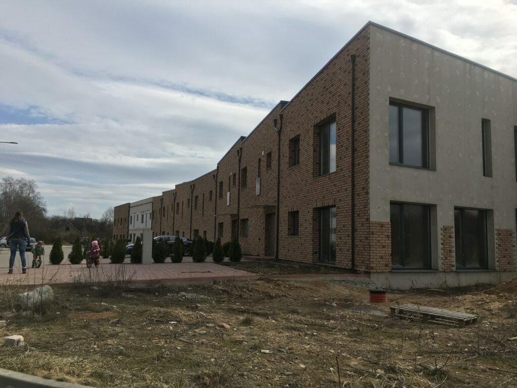 Naujasis Antakalnis Taurijos g. 57, 59, 61, 63, 65 (Taurijos g. 57, 59, 61, 63, 65) - Row housing - construction photos