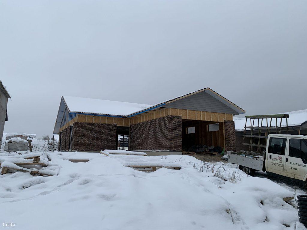 Saulės kalvos (Akacijų g. 1, 2, 3, 4, 5, 6, 7, 8, 9, 10, 11, 12, 13, 14, 15, 16, 17, 18, 19, 20, 21, Jazminų g. 1, 3, 5, 7, 9, 11, 13, 15, 17) - Private house community - construction photos