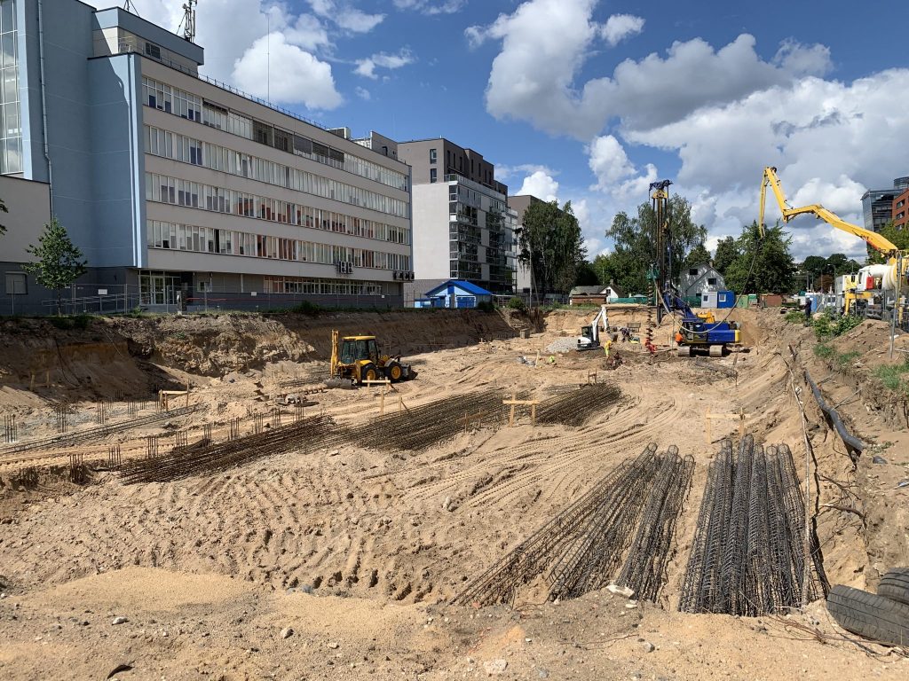 Kernavės aveniu (Kernavės g. 4) - Multi apartment - construction photos