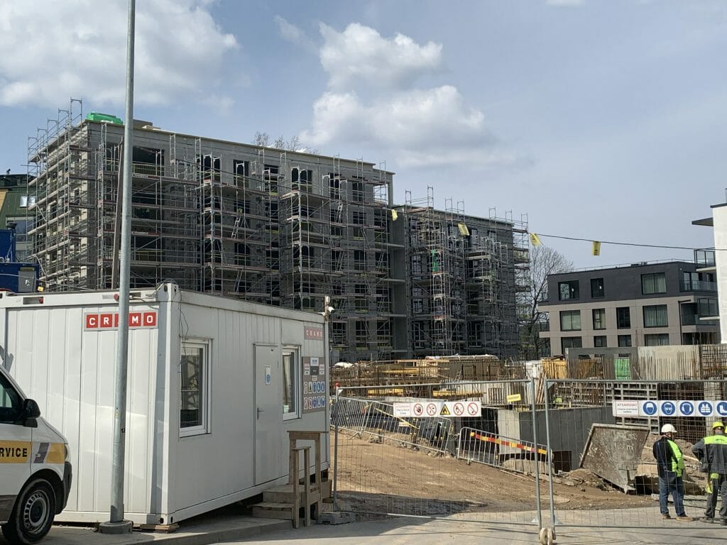 Matau Vilnių 3 etapas (Aludarių g. 9, 11) - Multi apartment - construction photos