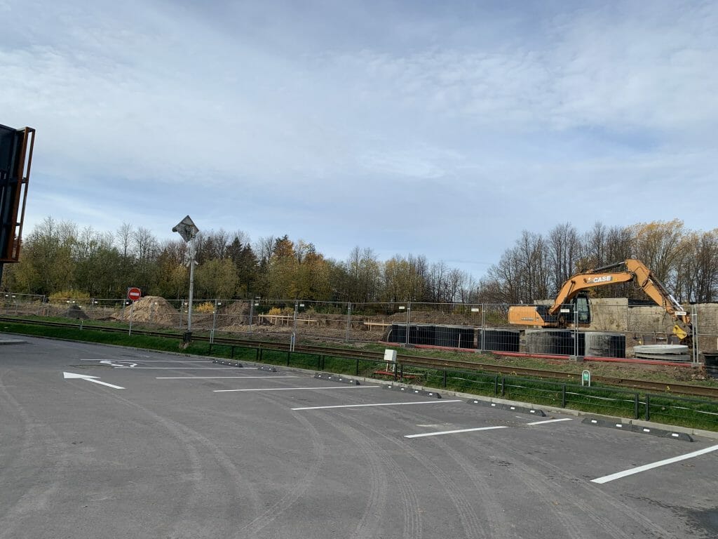 Vakarų Lietuvos Skaitmeninių inovacijų centras (Liepų g. 83) - Biroju centrs - būvdarbu attēli