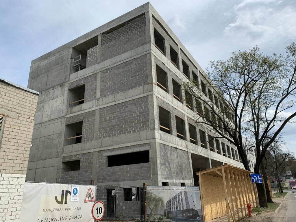 Mykolo Marcinkevičiaus ligoninės plėtra (Kauno g. 7) - Hospital - construction photos