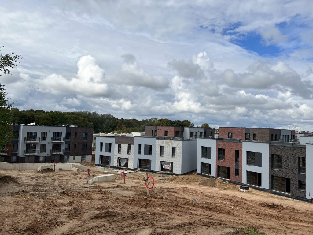 PaJustis 3 etapas (sublokuoti namai) (Mozūriškių g. 190) - Row housing - construction photos
