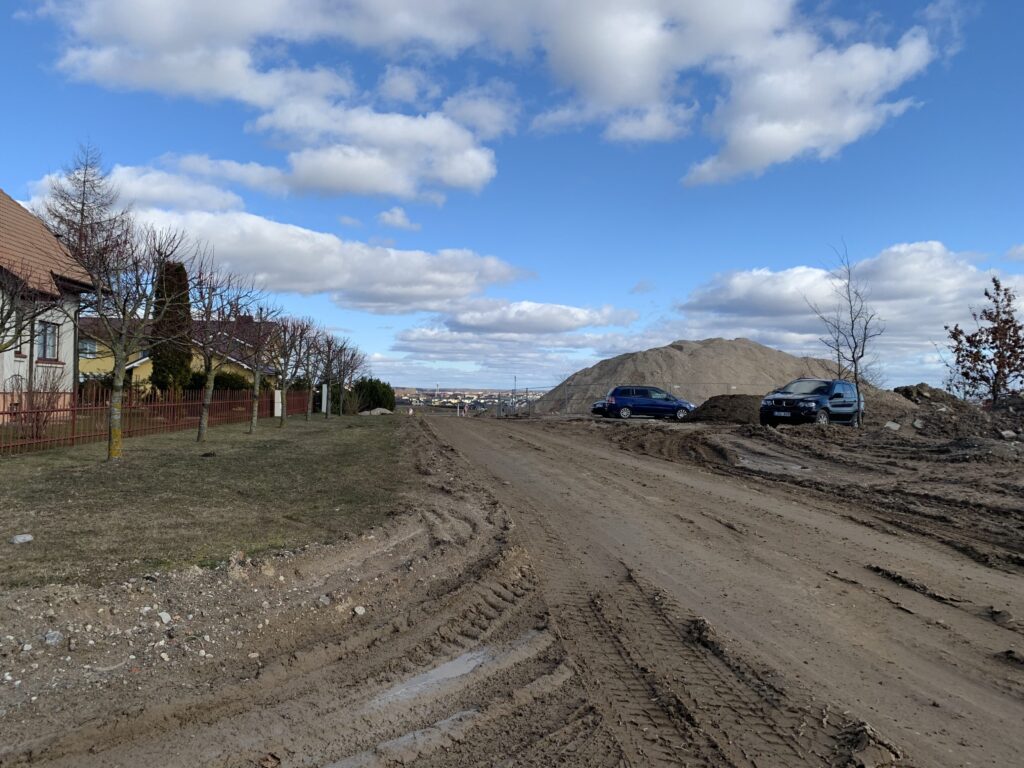 Tauralaukio gyvenvietės gatvės (Vėjo g., Virkučių g., Uosių g., Žvaigždžių g., Vaivorykštės g., Griaustinio g., Lietaus g., Slengių g., Arimų g., Akmenų g., Debesų g., Smėlio g.) - Street - construction photos