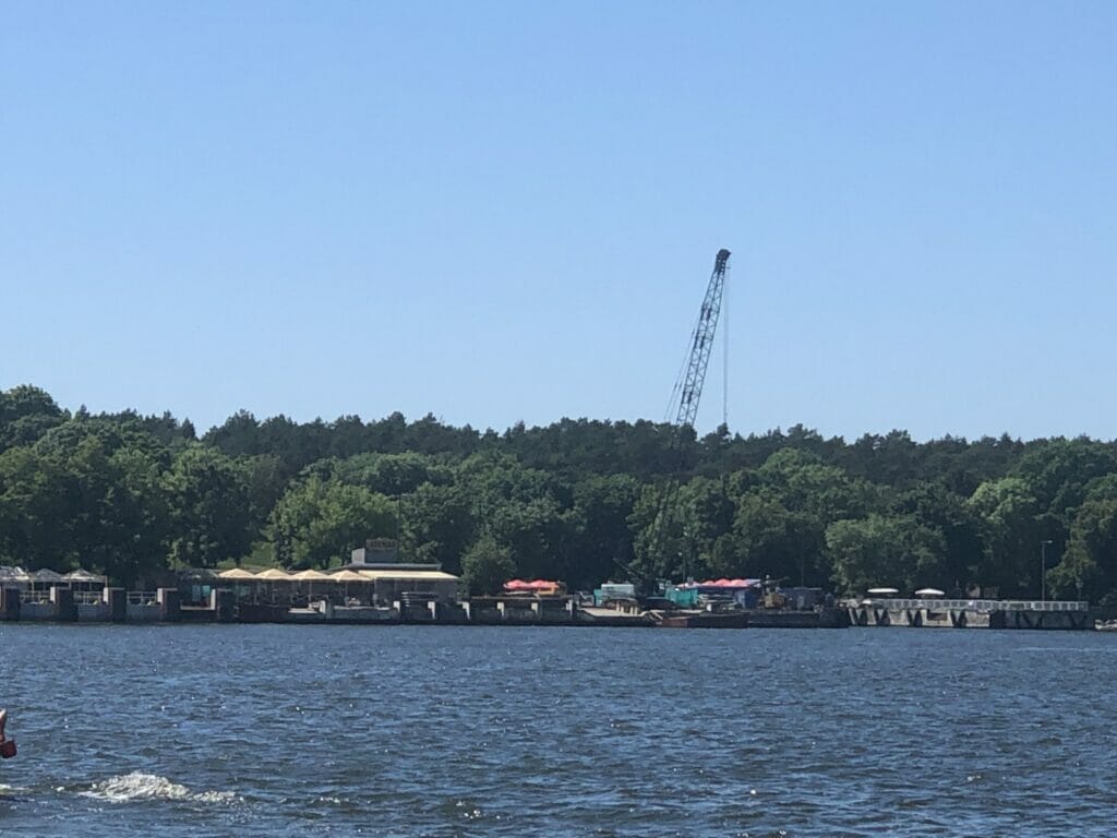 Senosios perkėlos krantinė (Danės g.) - Waterside - construction photos