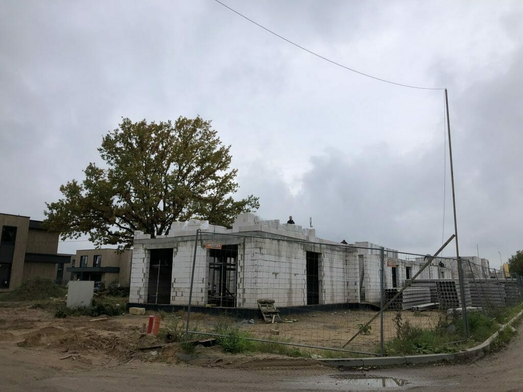 Namai Aleksote (Juozo Vyšniausko g.) - Private house community - construction photos