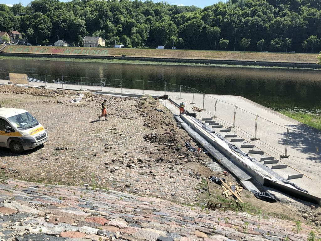 Santakos parkas (Prieplaukos krant.) - Park - construction photos