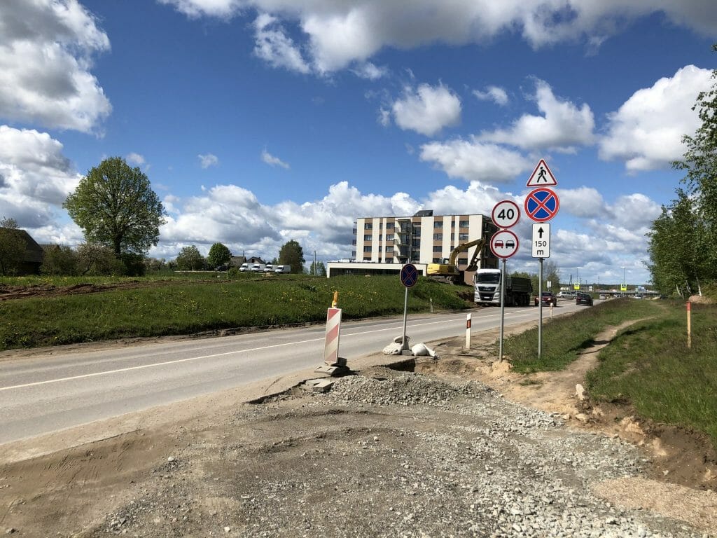 Rimi Pavilnionių g. (Pavilnionių g. 22) - Pārtikas veikals - būvdarbu attēli