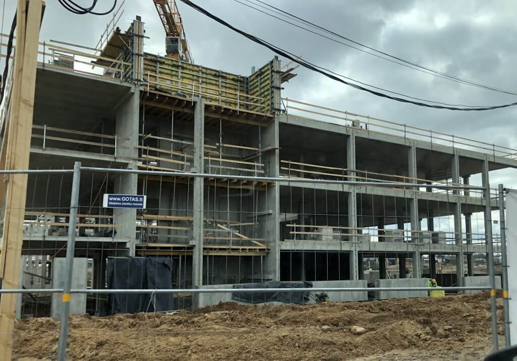 Karalienės Mortos mokykla ir darželis "Vaikystės sodas" (Lukšinės g. 29) - Primary and secondary education - construction photos