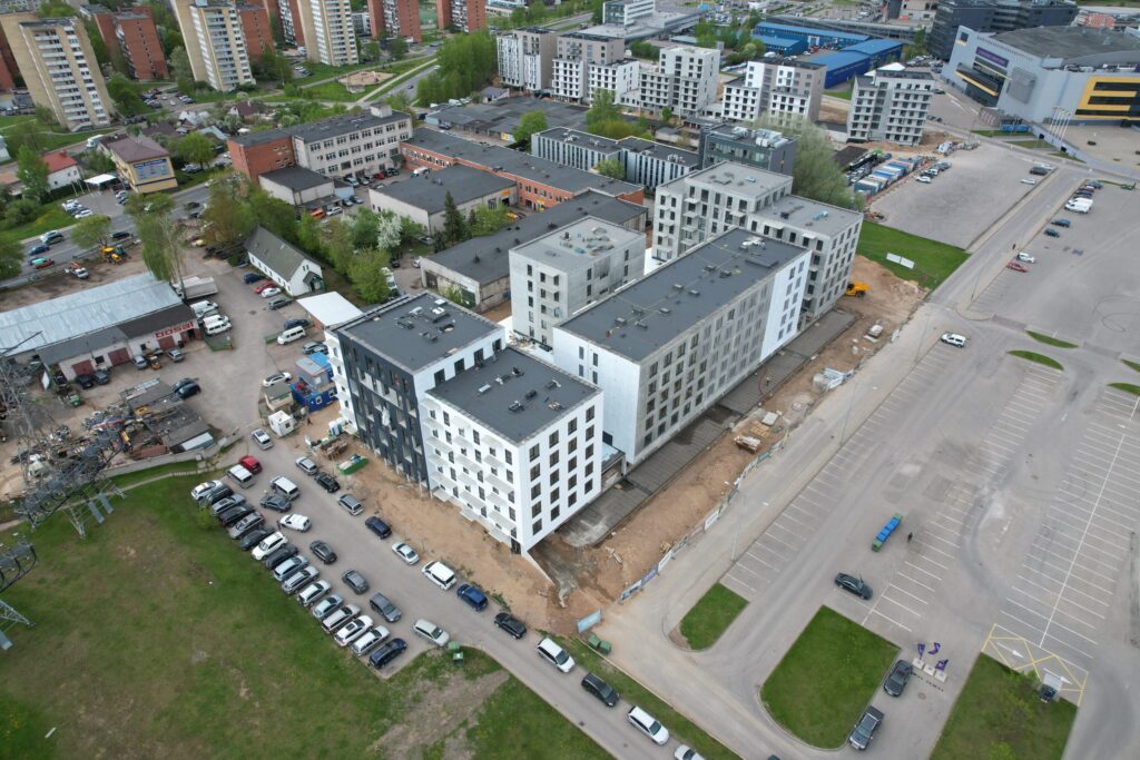 Ozo gama (Kalvarijų g. 204B) - Viešbutis, Daugiabutis - statybų nuotraukos