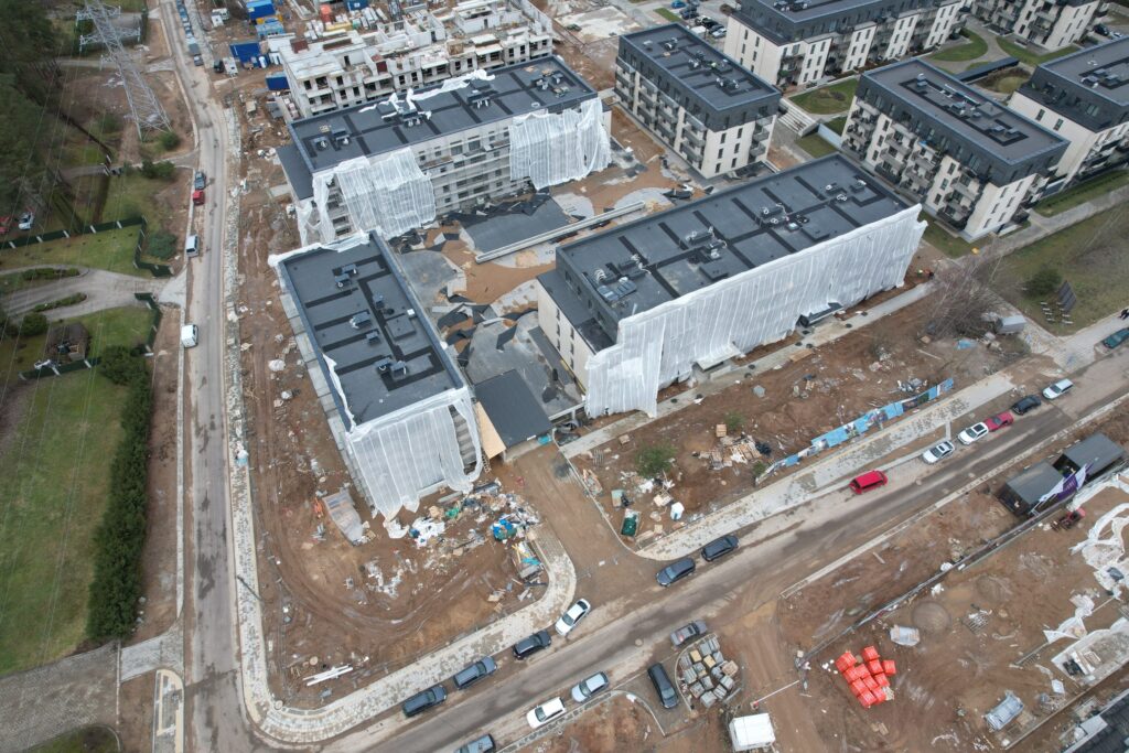 Lazdynėlių vingis 5-6 etapai (Žaibo g. 1, 3) - Multi apartment - construction photos