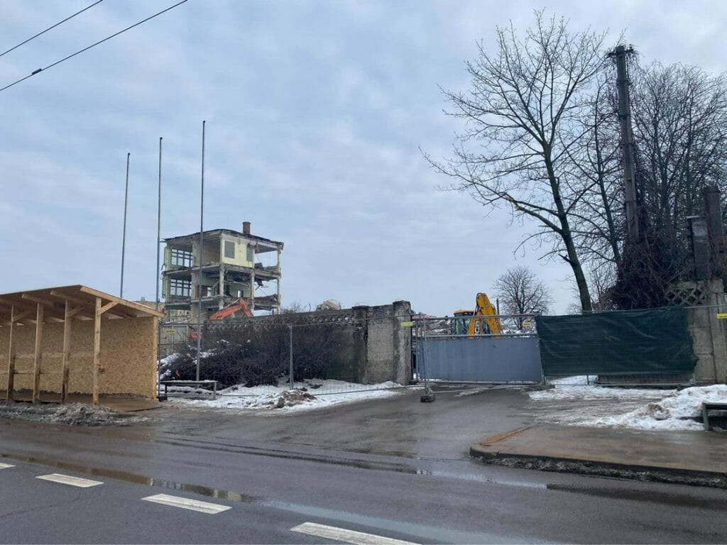 Cyber City 1 etapas (Švitrigailos g. 32) - Office center - construction photos