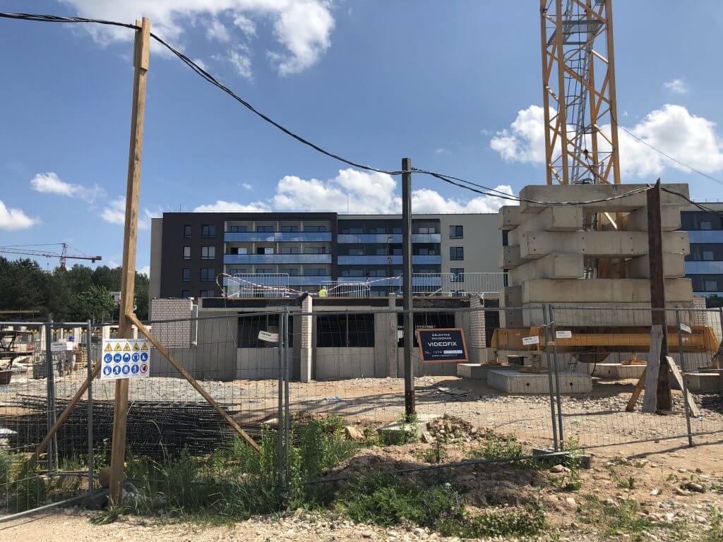 Aitvarų namai 2 etapas (Lazdynėlių g. 16A, 16B, 16C) - Multi apartment - construction photos