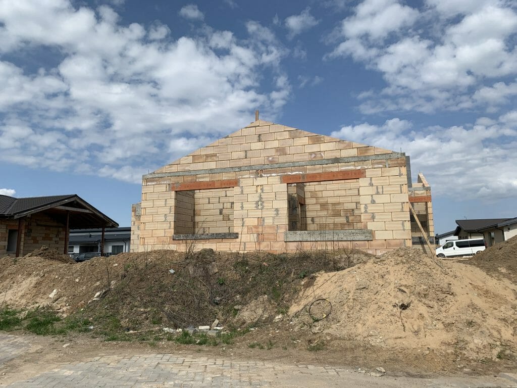 17 perlų (Uždaroji g.) - Private house community - construction photos