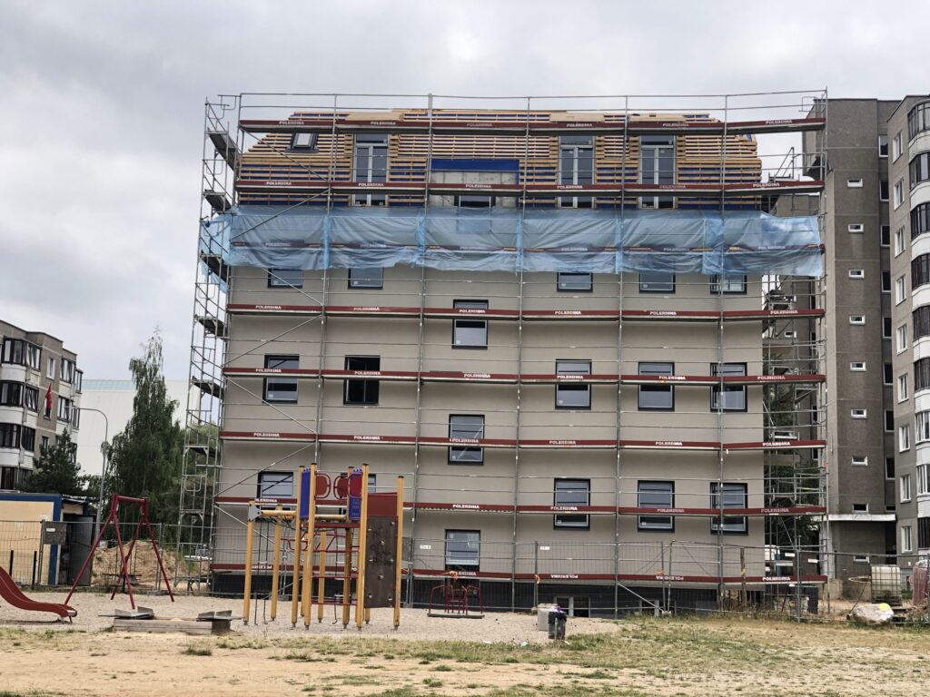 Tolminkiemio 19A (Tolminkiemio g. 19A) - Multi apartment - construction photos