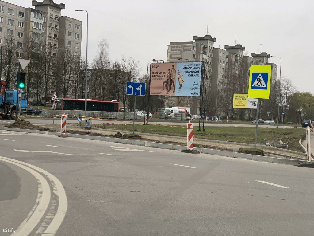 Baltų pr. ir Rasytės g. sankryža (Baltų pr., Rasytės g. ) - Ceļš - būvdarbu attēli