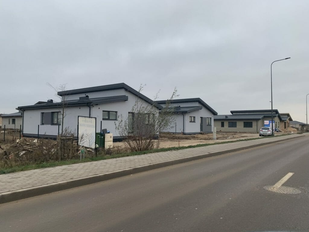 17 perlų (Uždaroji g.) - Private house community - construction photos