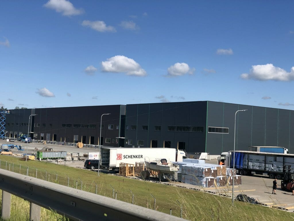 Kauno logistikos centras (Martinavos g. 8) - Warehouse / Distribution center - construction photos