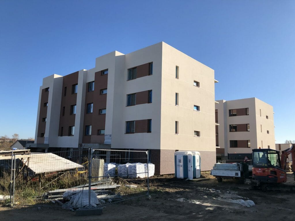 Horizontai (rytų, pietų, šiaurės) (Simono Grunau g. 34, 36, 38) - Multi apartment - construction photos