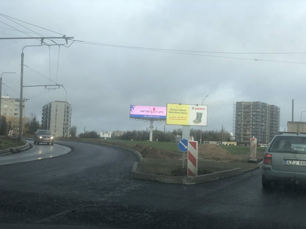 Pramonės pr. atnaujinimas (Pramonės pr.) - Bike path, Street - construction photos