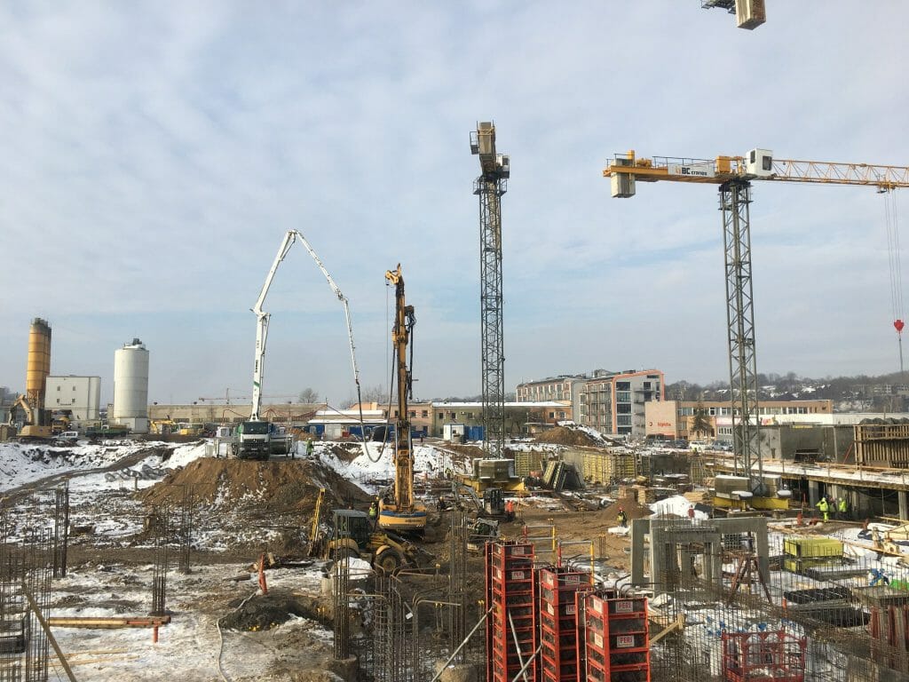 Vilnelės skverai 1 etapas (Manufaktūrų g. 7) - Multi apartment - construction photos