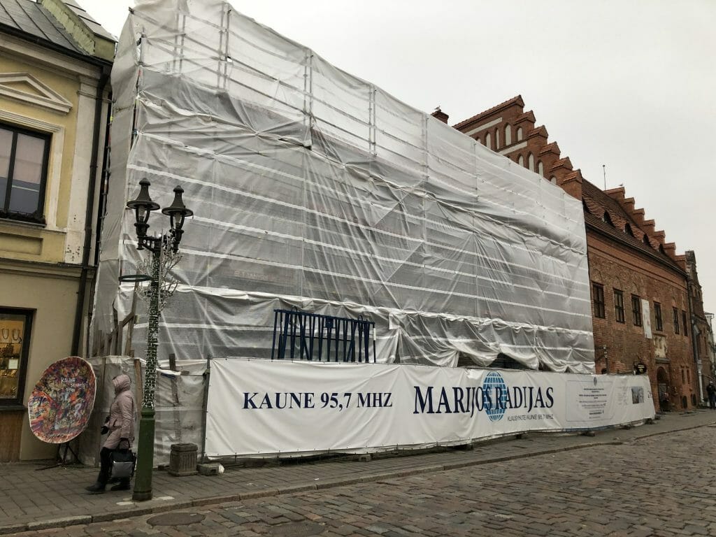 Marijos radijas (V. Sladkevičiaus g. 5) - Kultuurikeskus - ehituse fotod