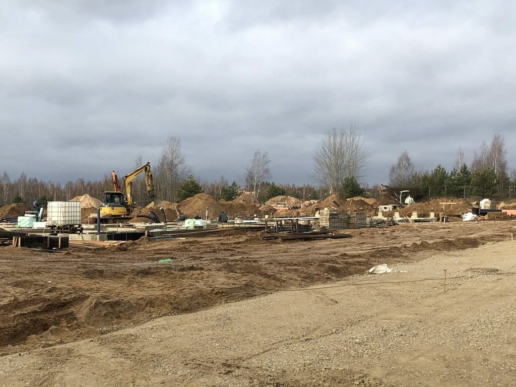 Naujoji Pilaitė 13 kvartalas (Karaliaučiaus g. 28) - Multi apartment - construction photos