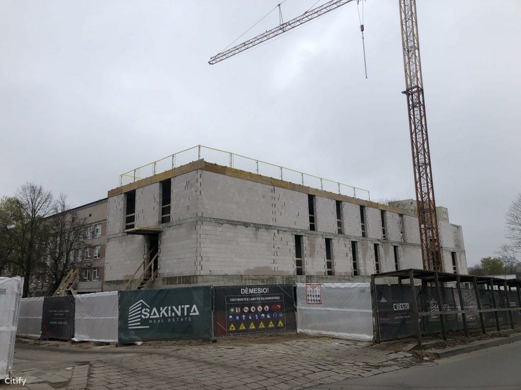 Kapsų 3 (Kapsų g. 3) - Multi apartment - construction photos