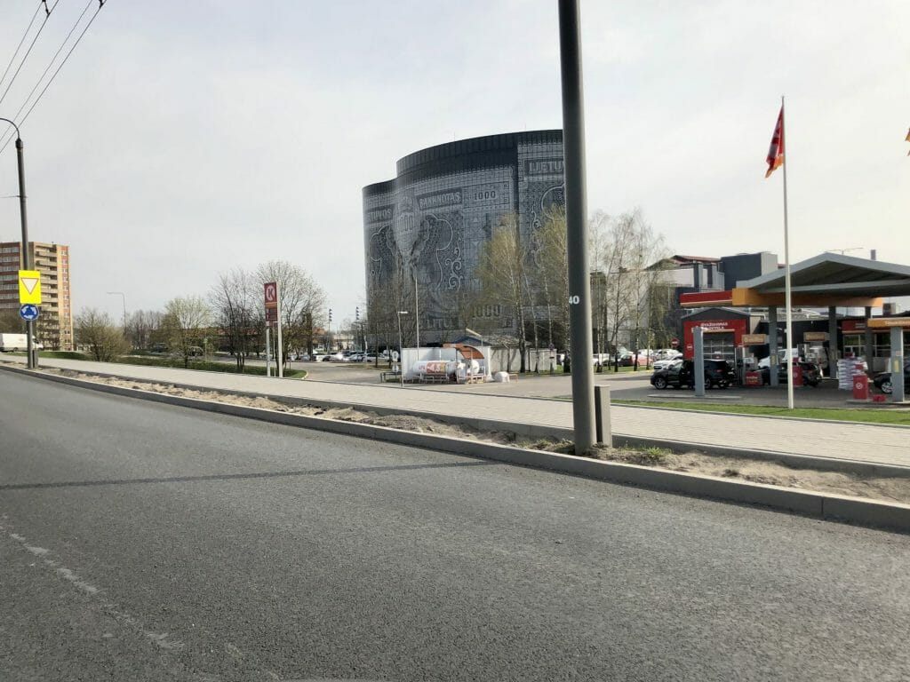 Pramonės pr. atnaujinimas (Pramonės pr.) - Bike path, Street - construction photos
