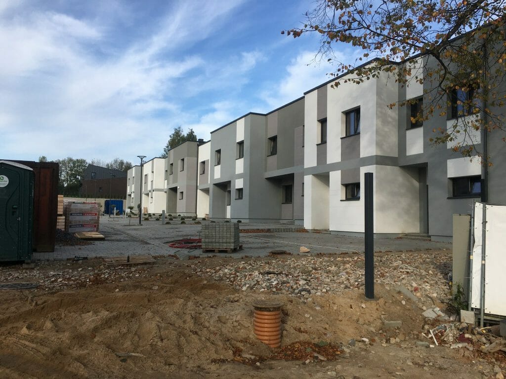 Džiaugsmo slėnis (Stasio Lozoraičio g. 35, 37, 39, 41, 45, 47, 49, 51) - Row housing - construction photos