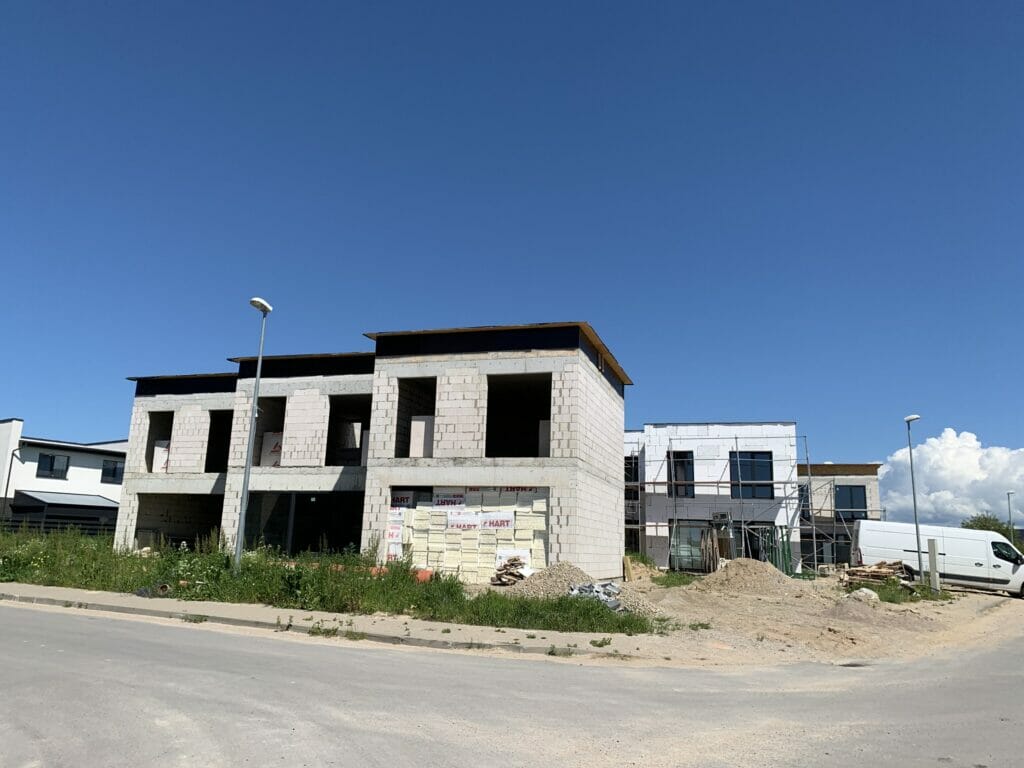 Karališkių g. 14,16,18 (Karališkių g. 14,16,18) - Row housing - construction photos