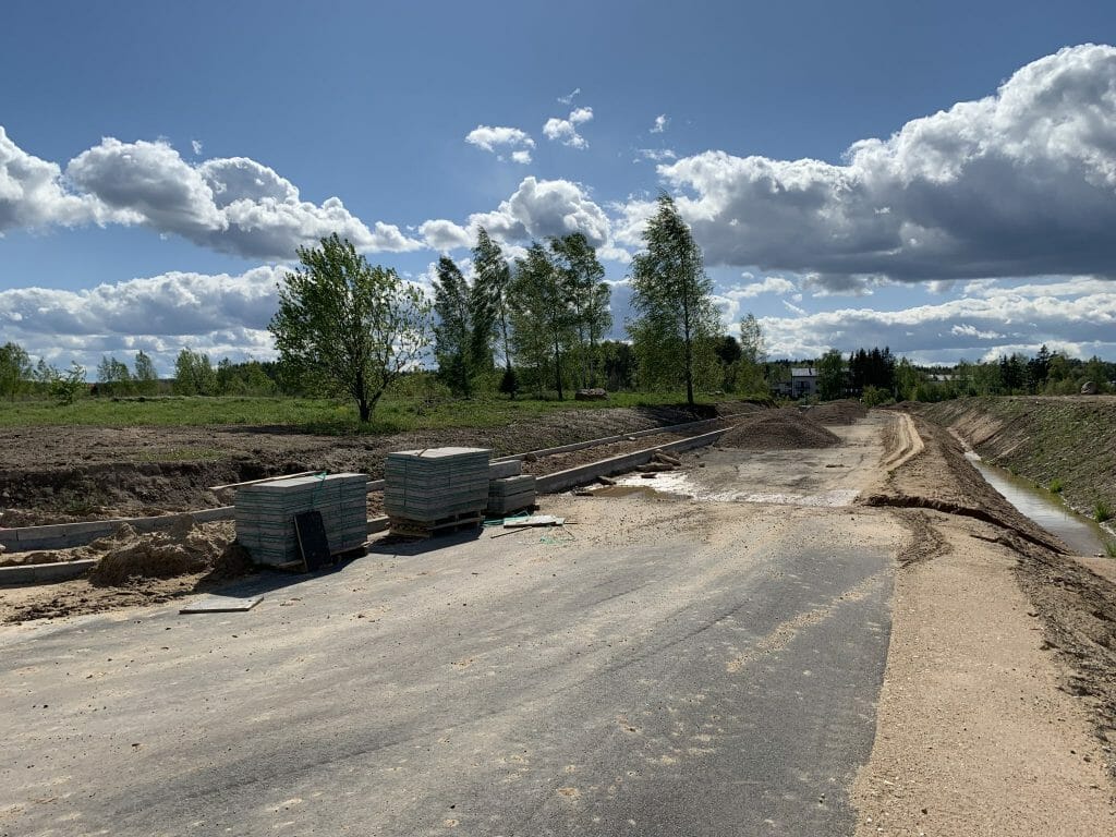 Dangeručio g. ir Daujoto g. (Dangeručio g.) - Street - construction photos