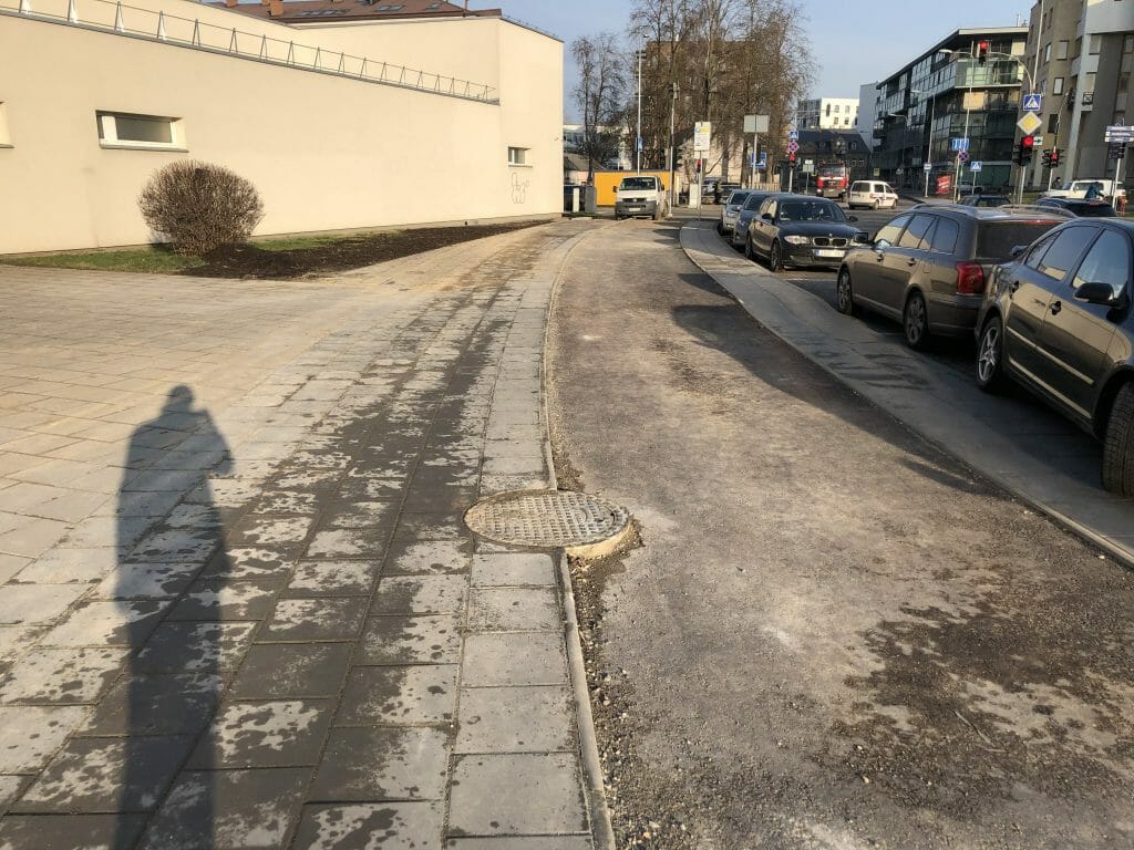Neries senvagės slėnis (Linkmenų g.) - Bike path, Park - construction photos