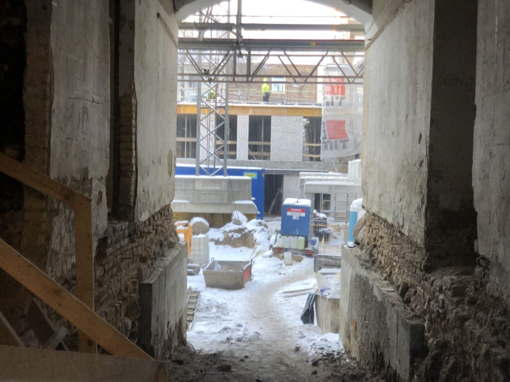 Totorių sodas (Totorių g. 13) - Multi apartment - construction photos