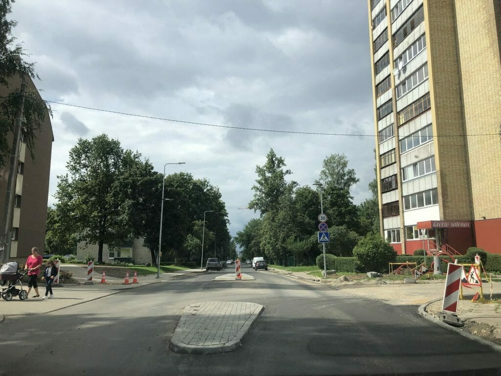 Ramaus eismo gatvė Šaltkalvių g (Šaltkalvių g.) - Street - construction photos