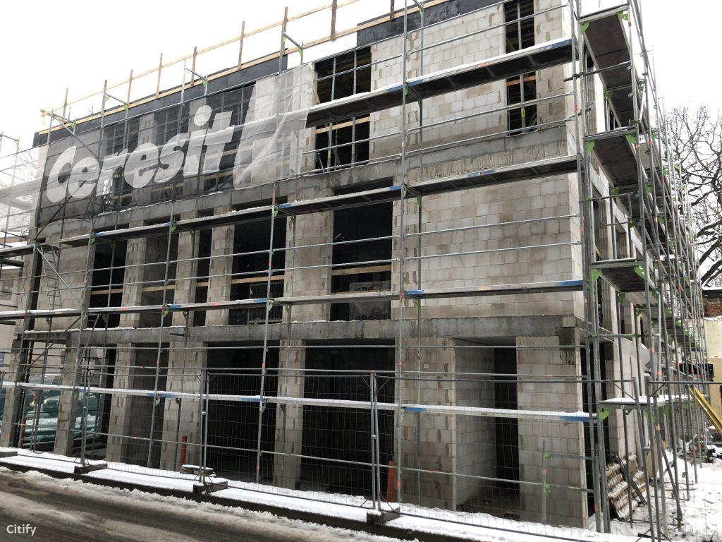 D11 (S. Daukanto g. 11) - Multi apartment - construction photos