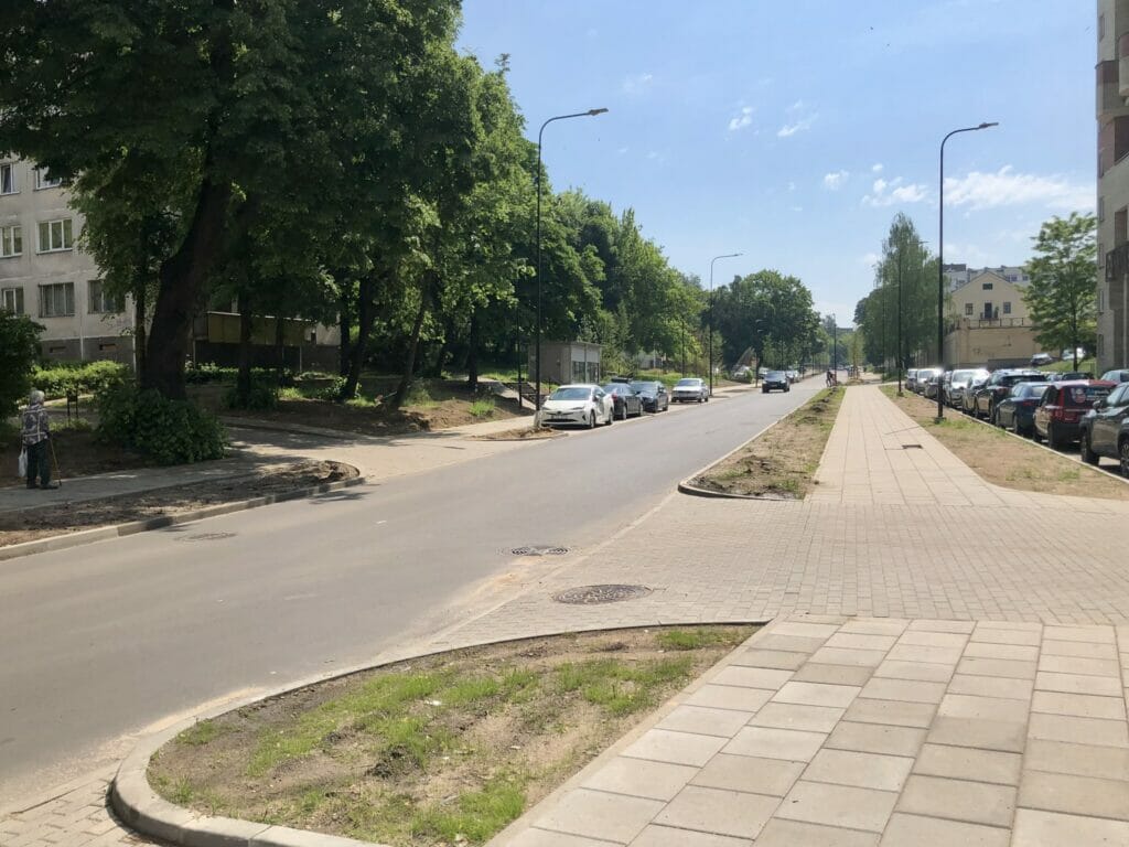 Ramaus eismo Gerosios Vilties g. (Gerosios Vilties g.) - Street - construction photos