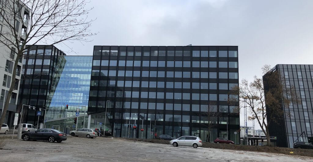 Business Stadium West (Rinktinės g. 5) - Verslo centras - statybų nuotraukos