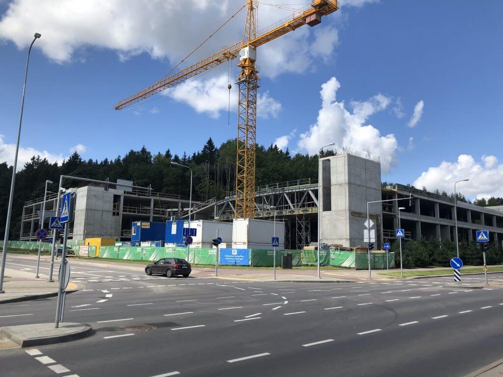 Daugiaaukštis parkingas Santariškių g. 16 (P8) (Santariškių g. 16) - Parking facility - construction photos