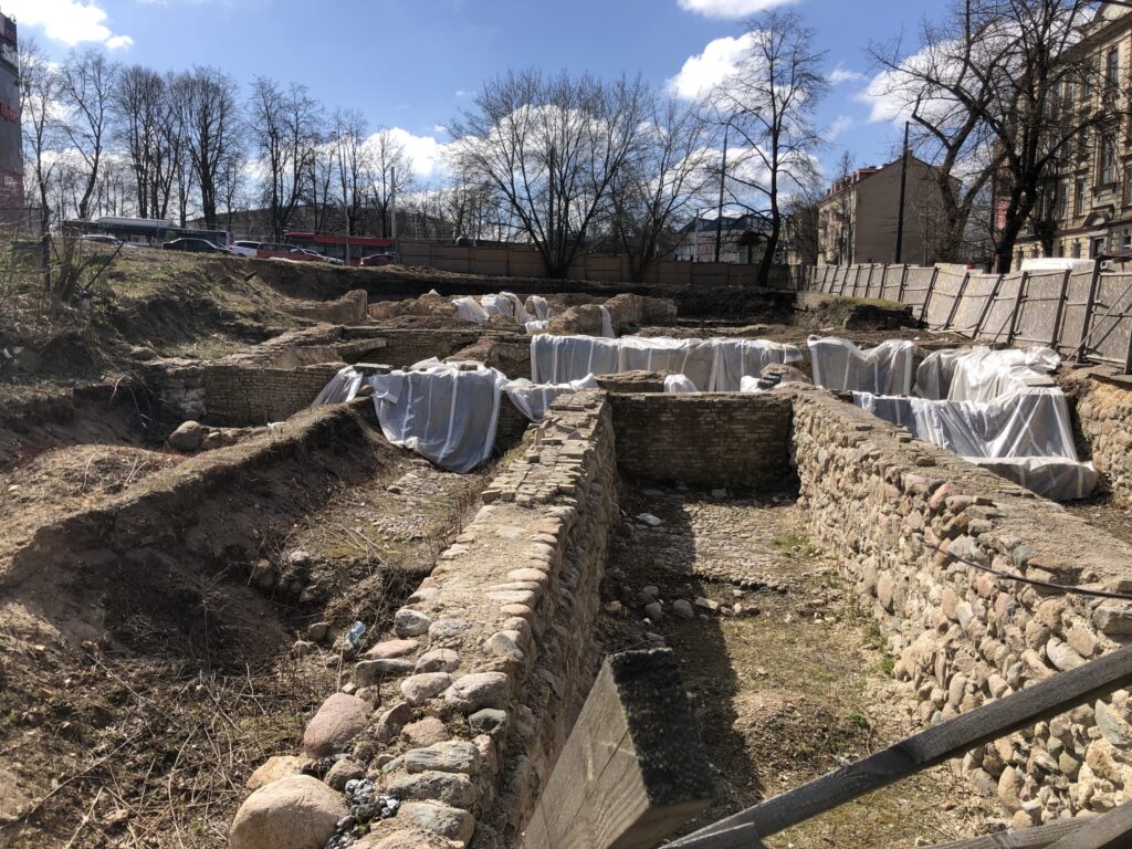 Senamiesčio sodai 1 etapas (Seinų g. 4) - Multi apartment - construction photos