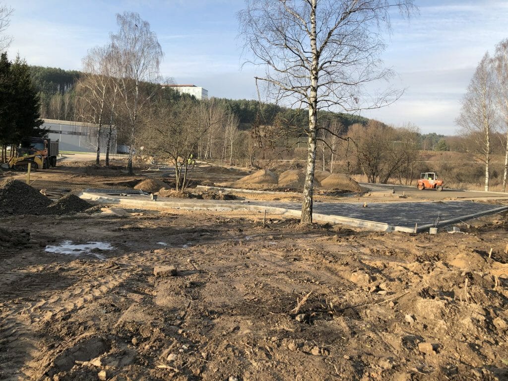 Neries senvagės slėnis (Linkmenų g.) - Bike path, Park - construction photos