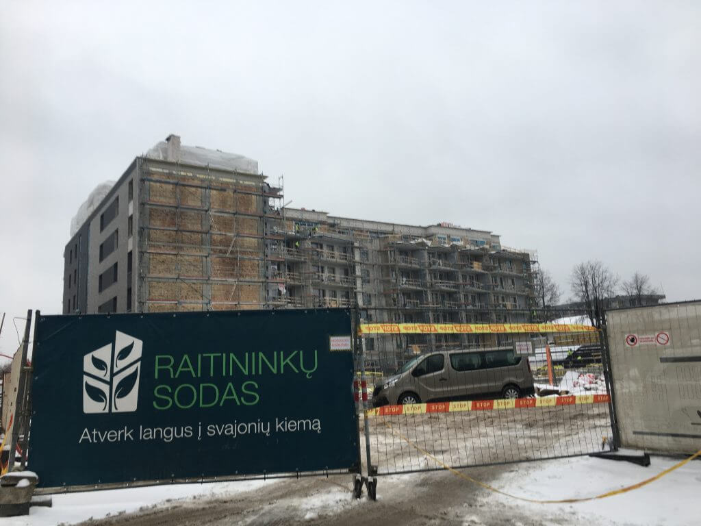 Raitininkų sodas (Raitininkų g. 4, 4A) - Multi apartment - construction photos